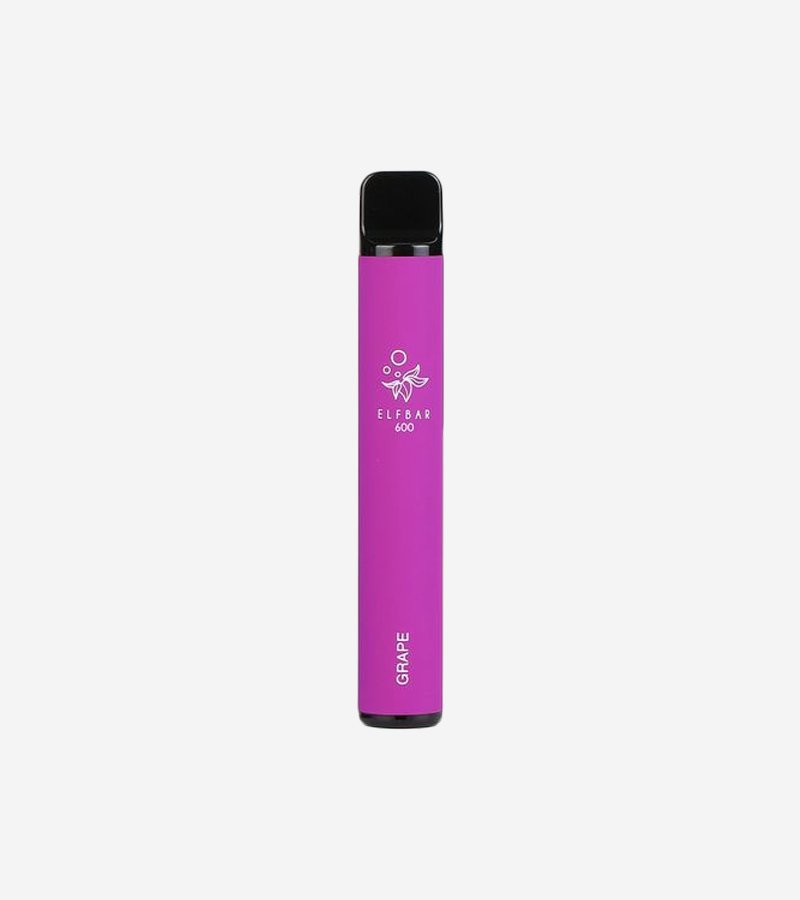 ELFBAR 600 Disposable Vape - 20mg Grape